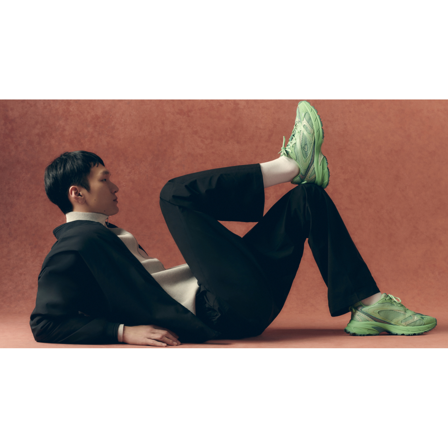 Lacoste MENS L003 NEO SHOT SNEAKERS Vert